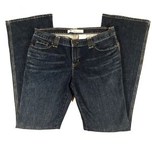 Gap Low Rise Flare Medium Wash Denim Jeans 12